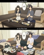Une journée dans la vie d'un couple : Premier mois vs un an plus tard : page 8