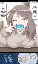 A vore manga where you are shrunk by a girl with blue mucous membranes and then swallowed whole : page 5