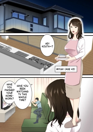 hentai Arguing mother-son who became a loving couple