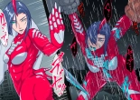 Atoraruksu Reiza~ Shin Hiroin VS Mesu Kaijū~ Kūru Kyodai Reddo Hiroin Kuyūruku-teki Haiboku! Mesu Kaijū ni Nugarare Kōsoku sa rete Muyō de Etchi na Shūtai o Sarashi Haiboku suru… Ōkina Onēsan Dai Pinchi! : page 7