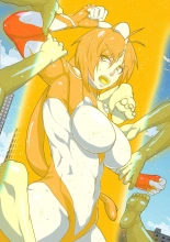 Atoraruksu Reiza~ Shin Hiroin VS Mesu Kaijū~ Kūru Kyodai Reddo Hiroin Kuyūruku-teki Haiboku! Mesu Kaijū ni Nugarare Kōsoku sa rete Muyō de Etchi na Shūtai o Sarashi Haiboku suru… Ōkina Onēsan Dai Pinchi! : page 10