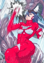 Atoraruksu Reiza~ Shin Hiroin VS Mesu Kaijū~ Kūru Kyodai Reddo Hiroin Kuyūruku-teki Haiboku! Mesu Kaijū ni Nugarare Kōsoku sa rete Muyō de Etchi na Shūtai o Sarashi Haiboku suru… Ōkina Onēsan Dai Pinchi! : page 21