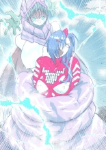 Atoraruksu Reiza~ Shin Hiroin VS Mesu Kaijū~ Kūru Kyodai Reddo Hiroin Kuyūruku-teki Haiboku! Mesu Kaijū ni Nugarare Kōsoku sa rete Muyō de Etchi na Shūtai o Sarashi Haiboku suru… Ōkina Onēsan Dai Pinchi! : page 28