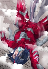Atoraruksu Reiza~ Shin Hiroin VS Mesu Kaijū~ Kūru Kyodai Reddo Hiroin Kuyūruku-teki Haiboku! Mesu Kaijū ni Nugarare Kōsoku sa rete Muyō de Etchi na Shūtai o Sarashi Haiboku suru… Ōkina Onēsan Dai Pinchi! : page 33