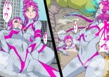 Atoraruksu Reiza~ Shin Hiroin VS Mesu Kaijū~ Kūru Kyodai Reddo Hiroin Kuyūruku-teki Haiboku! Mesu Kaijū ni Nugarare Kōsoku sa rete Muyō de Etchi na Shūtai o Sarashi Haiboku suru… Ōkina Onēsan Dai Pinchi! : page 39