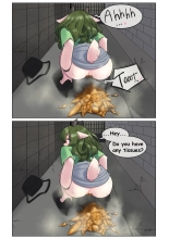 Big Deer Girl Takes Big Poop : page 7