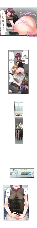 Bike Delivery Girl, Cumming To Your Door! | Jitensha Haitatsuin , Gaman Dekizu soto de Icchaimashita... page 129