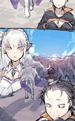 Emilia comforts Subaru : page 2