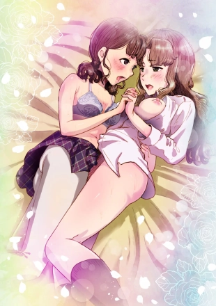 hentai Futa x Yuri ～While The Curtains Whisper～