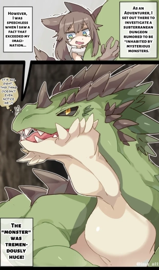 hentai Giant Dragon Unaware VORE