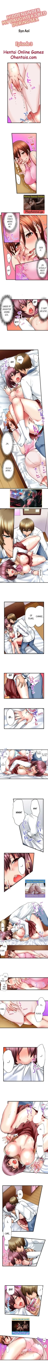 Hidden Under My Daughter’s Bed During Sex Ch. 1-3 : page 10