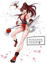 How Mai Shiranui gets ready for a fight! : page 8
