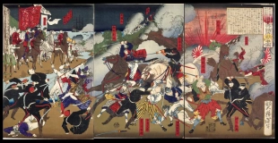 hentai Japanese Ukiyo-e during Satsuma Rebellion
