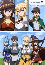 KONOSUBA - Kazuma Satou  Aqua  Megumin  Darkness  ? : page 7