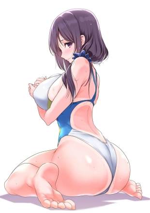 hentai Kyonyuu ga Nayami no Suiei Buin