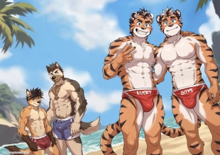 hentai Lucky Boys - Twins Prank