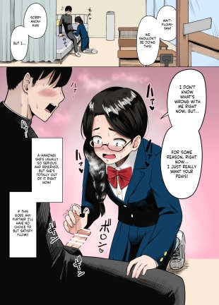 hentai A story about hypnotizing the most plain girl in my class by mistake