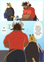 Muscular Bull Teacher & Chubby Tiger Student 1 : page 11