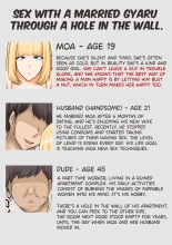 Otto Mochi no Gyaru to Kabeana Kara Sex | Sex With a Married Gyaru Through a Hole in The Wall. page 3
