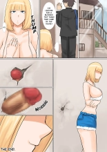 Otto Mochi no Gyaru to Kabeana Kara Sex | Sex With a Married Gyaru Through a Hole in The Wall. page 34