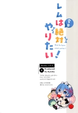 Rem wa Kyou Zettai Yaritai! page 21