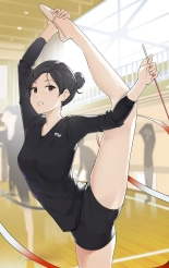 The Rhythmic Gymnastics Girl Making Full Use of Her Flexibility During Sex : page 1