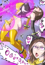 Space Police Sentai Yellow Futanari Haigurelian Transformation : page 6
