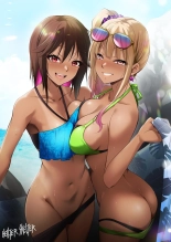 Was working at a Beach when Two Tanned Gals Seduced Me & Popped My Cherry on a Sweaty Summer Day : page 35