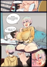 Uzaki-chan's prank on sleeping Senpai : page 2